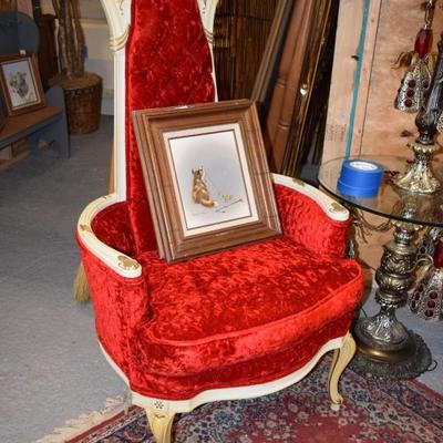Red Victorian Chair