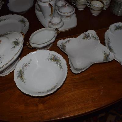 Epiag porcelain from Czech. 1930's to 1940's. Beautiful serving pieces.
