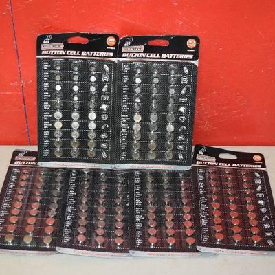 6 Packages of 30 Button Cell Batteries