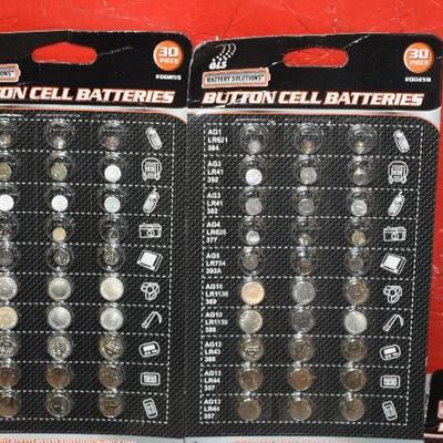 6 Packages of 30 Button Cell Batteries