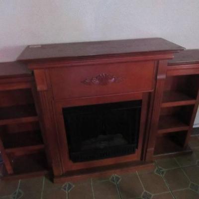 3 Piece Entertainment Center with Electric Firepla ...