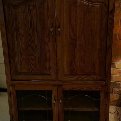 Oak tv cabinet