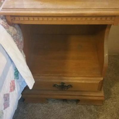 Solid wood night stand 