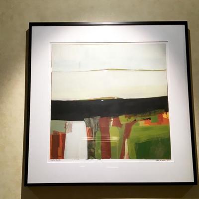 One of several signed and number abstract works by Niuala Clarke, a visual artist