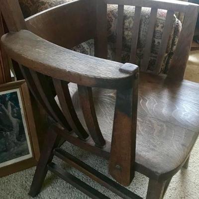  Unique Antique Hand crafted americana chair. $198.00 