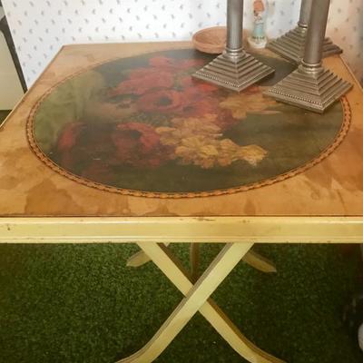 This sweet little table unfortunately has some damage so weâ€™re asking $38.00