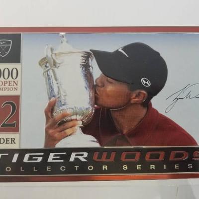 Tiger Woods Commemorative Tin with 12 balls,