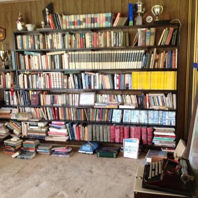 How about some books? Many old medical books; self help, language....some of everything