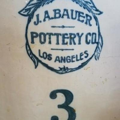J.A. Baue Pottery Co. Los Angeles 
