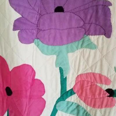 Beautiful Floral Quilt
