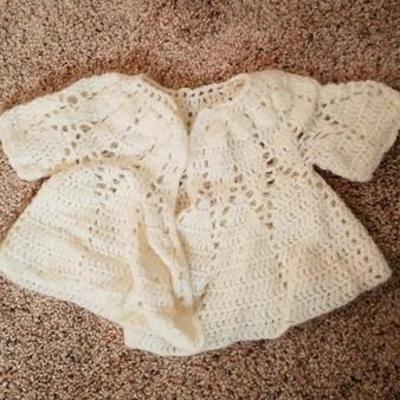 Hand Knit Baby Jacket -Super Cute!!