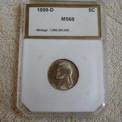 1999-D Jefferson Nickel MS 68 PCI
