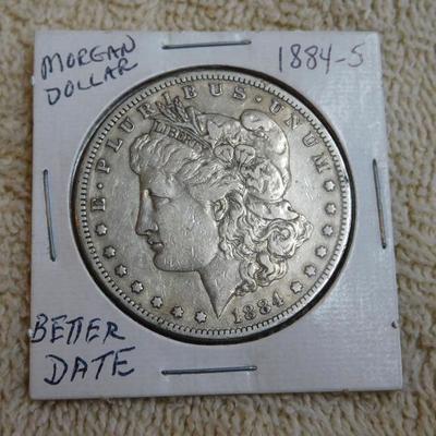 1884-S Morgan Dollar - Better Date
