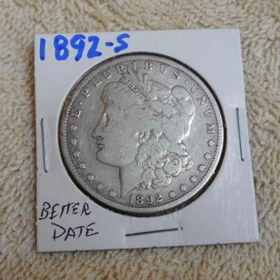 1892-S Morgan Dollar Better Date
