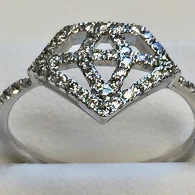 Genuine Diamond Ring  