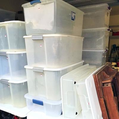 Plenty of storage bins