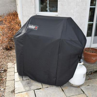 Weber Gas grill with cover