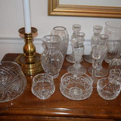 Waterford vases & bowls