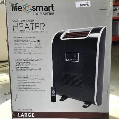 Life Smart Quartz Infrared 1500 watt heater!