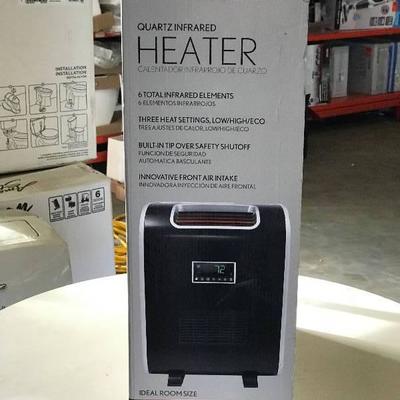 Life Smart Quartz Infrared 1500 watt heater!