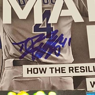 Danny Duffy Autographed Sports Illustrated 2015 Ka ...