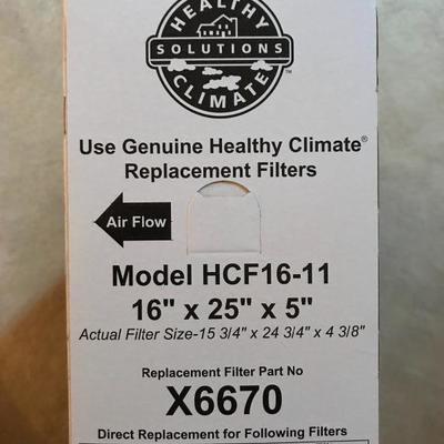 A/C Filters (label detail)