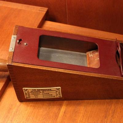 Vintage French Card Dealing Shoe