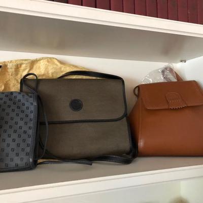 selection of high-end vintage handbags 