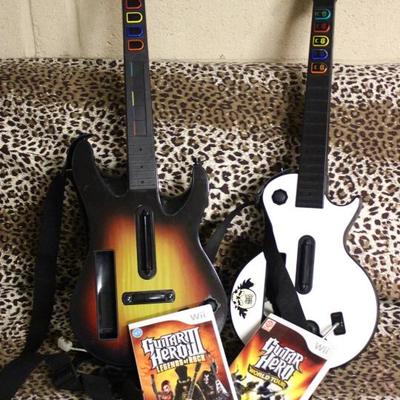 Guitar Hero guitars, Guitar Hero games