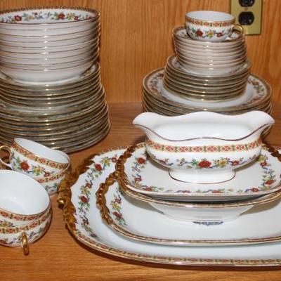 Limoges French porcelain china service