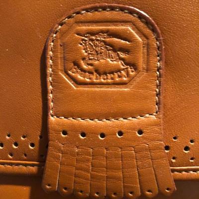 Vintage Leather Burberry bag, never been used purchased in London. 