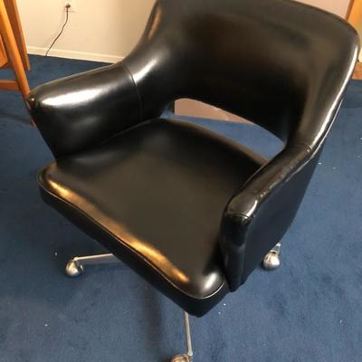 mid-century office swivel chair