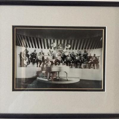 Framed Duke Ellington & his orchestra photograph