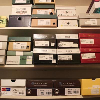 Women's shoe collection, mainly size 5 & 5 1/2 