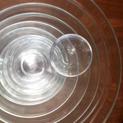 Duralex Glass Nesting Bowls, made in France