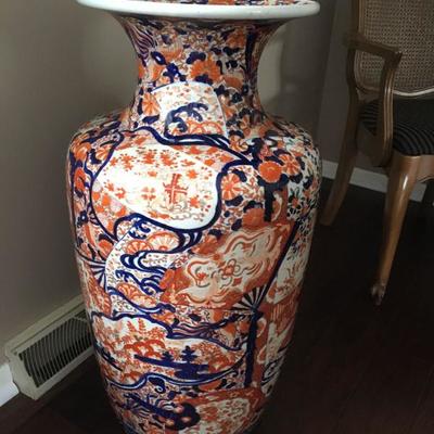 large Imari vase