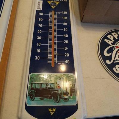 Small Packard motor cars thermometer.