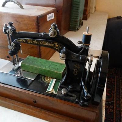 VIntage sewing machine.