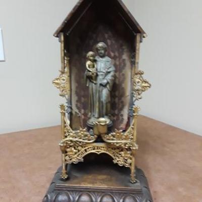 St. Anthony with baby Jesus candlabra
