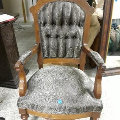 Victorian parlor chair