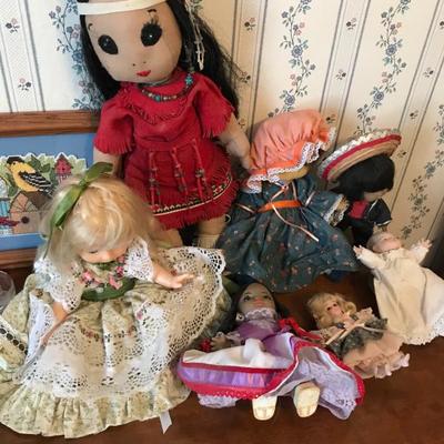 Dolls (several styles and materials - many hand made) $2 - $20 