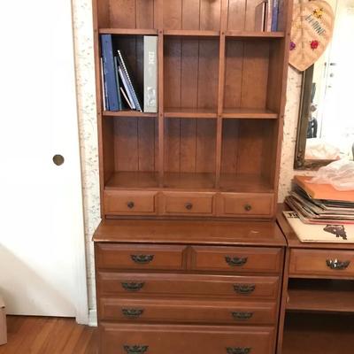 Solid Rock Maple Three Drawer Chest (30”w x 30”h x -8”d) $120
Solid Rock Maple Arched Book Shelf (30”w x 43.5”h x 11”d) $120