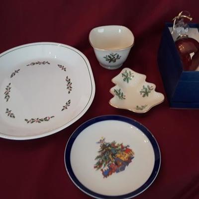 Lenox Christmas and holiday items