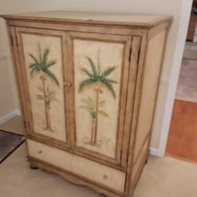 Painted TV cabinet