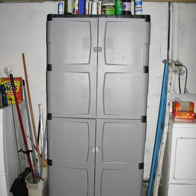 nice Rubbermaid storage cabinet   BUY IT NOW  $ 60.00