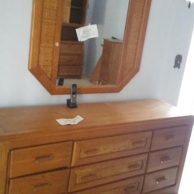 Dresser that matches the King bed.  $40.00