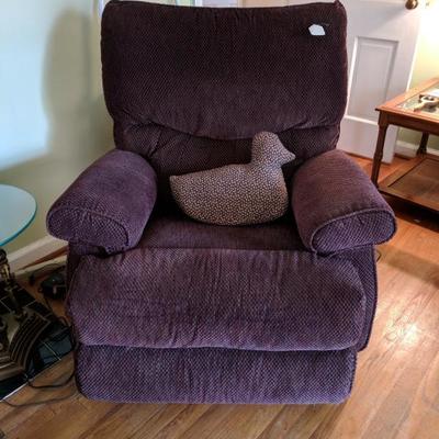 Lazyboy recliner with massager 