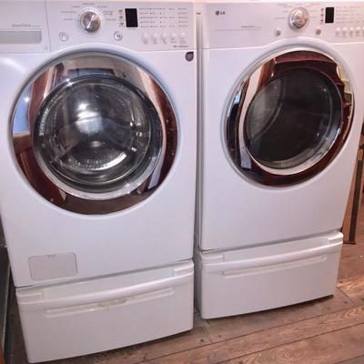 LG front load washer & gas dryer LIKE NEW