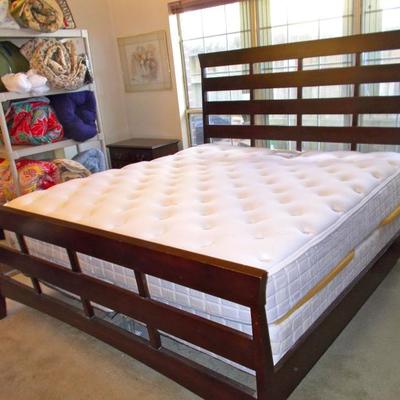 King size bed $375
includes box spring and mattress