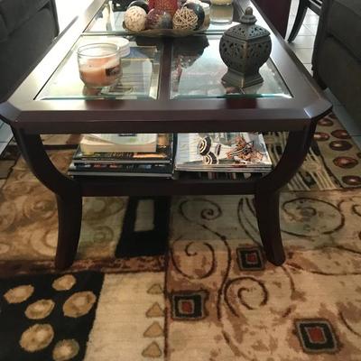 Coffee table with matching end table 